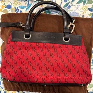 Bottega Veneta Red and Black Satchel